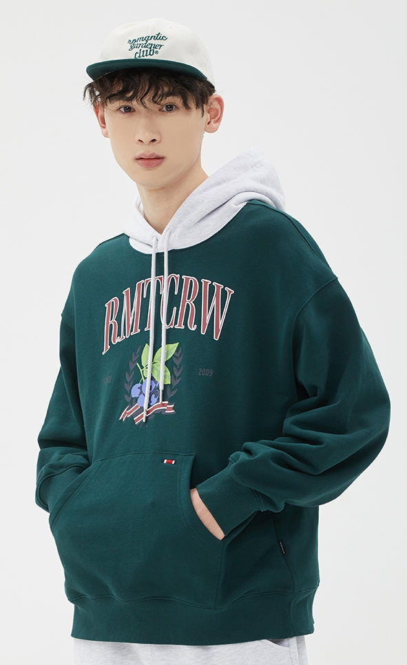ROMANTIC CROWN(ロマンティック クラウン)  GARDENING BERRY LAYERED HOODIE_GREEN