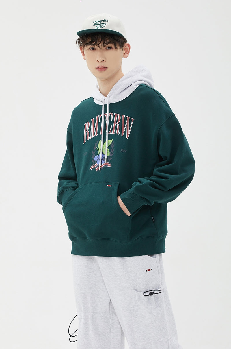 ROMANTIC CROWN(ロマンティック クラウン)  GARDENING BERRY LAYERED HOODIE_GREEN