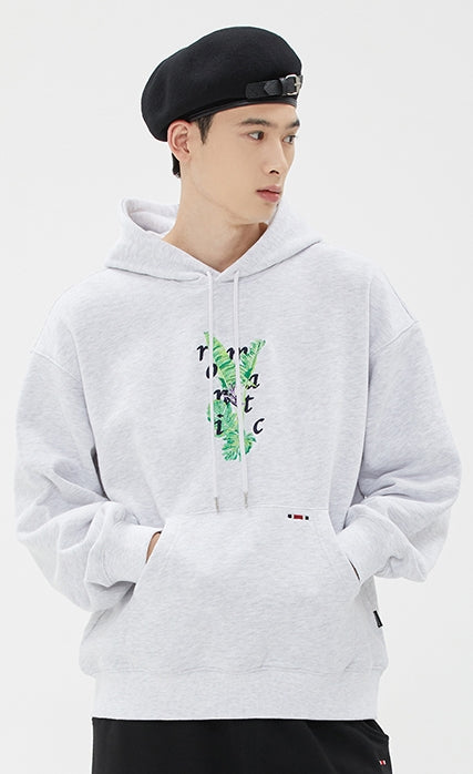 ROMANTIC CROWN(ロマンティック クラウン)  SELVAS HOODIE_LIGHT GREY