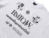 ROMANTIC CROWN(ロマンティック クラウン) OVERLAP SLOGAN SWEAT SHIRT_LIGHT GREY