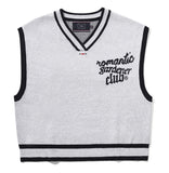 ROMANTIC CROWN(ロマンティック クラウン)  WIDE KNIT VEST_LIGHT GREY