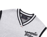 ROMANTIC CROWN(ロマンティック クラウン)  WIDE KNIT VEST_LIGHT GREY