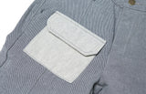 QUIETIST (クワイエティスト) Dual Denim Jogger Pants (gray)