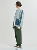 QUIETIST (クワイエティスト) Disco Denim Button Cardigan (gray)