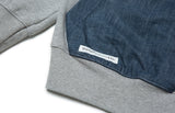 QUIETIST (クワイエティスト) Disco Denim Button Cardigan (gray)