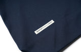 QUIETIST (クワイエティスト) Square Cotton 2 in 1 Shoulder Bag (navy)