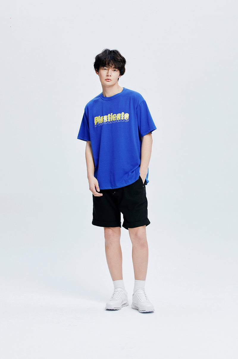 QUIETIST (クワイエティスト)  Jungle Cotton One-tuck Shorts (black)