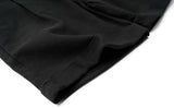 QUIETIST (クワイエティスト)  Jungle Cotton One-tuck Shorts (black)