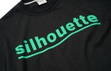 QUIETIST (クワイエティスト) Silhouette Logo T-Shirts (black)