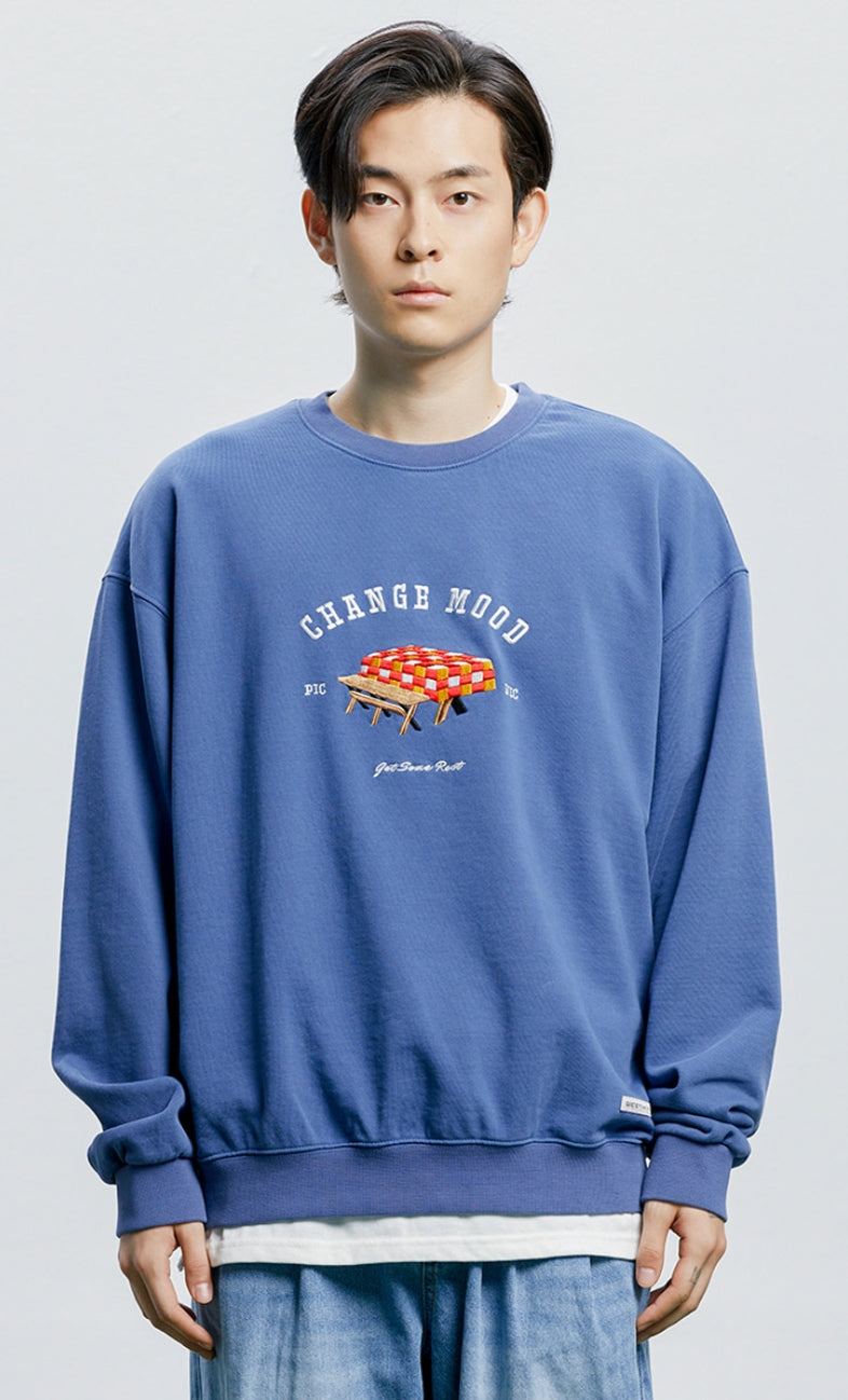 QUIETIST (クワイエティスト) Change-mood Table Sweat (teal)