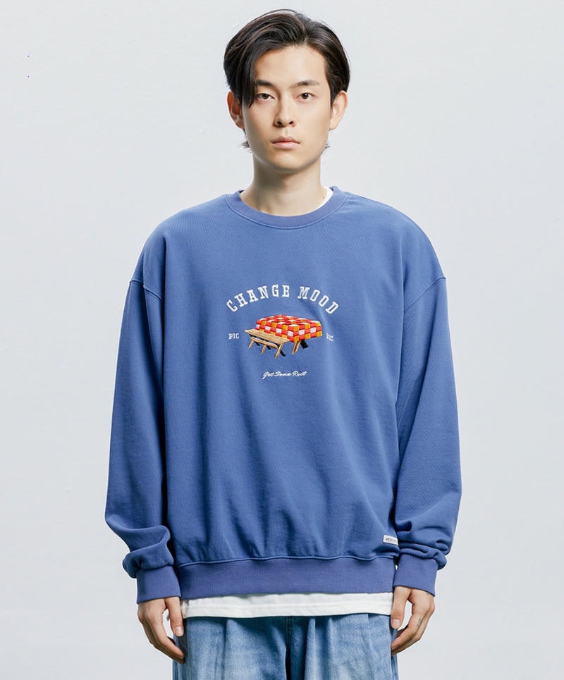 QUIETIST (クワイエティスト) Change-mood Table Sweat (teal)