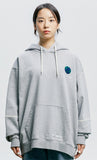 QUIETIST (クワイエティスト)  Save For Human-race Sweat-Hood (gray)