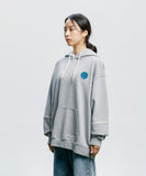 QUIETIST (クワイエティスト)  Save For Human-race Sweat-Hood (gray)