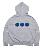 QUIETIST (クワイエティスト)  Save For Human-race Sweat-Hood (gray)