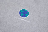 QUIETIST (クワイエティスト)  Save For Human-race Sweat-Hood (gray)