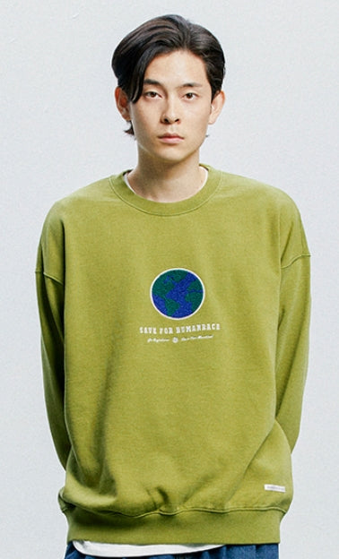 QUIETIST (クワイエティスト) Save For Human-race Sweat (olive)