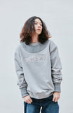 QUIETIST (クワイエティスト) Plain Knit Sweat (gray)