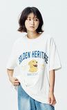 QUIETIST (クワイエティスト) Golden Heritage 1/2 T-Shirts (white)