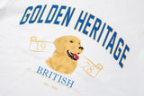 QUIETIST (クワイエティスト) Golden Heritage 1/2 T-Shirts (white)