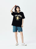 QUIETIST (クワイエティスト) Golden Heritage 1/2 T-Shirts (black)