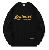 QUIETIST (クワイエティスト) LOGO SWEAT SHIRT-BLACK