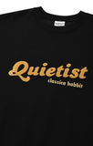 QUIETIST (クワイエティスト) LOGO SWEAT SHIRT-BLACK