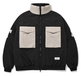 QUIETIST (クワイエティスト) POCKET POINT BOMBER JACKET-BLACK