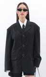 ベーシックコットン(BASIC COTTON) 22SS TR JACKET - BLACK