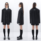 ベーシックコットン(BASIC COTTON) 22SS TR JACKET - BLACK