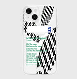 NCOVER（エンカバー）THREE CHECKER TEXT-CLEAR(CARD STORAGE- JELLY)