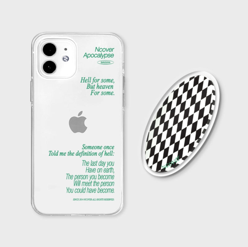 NCOVER（エンカバー）CHECKER TEXT SET-GREEN(JELLY)