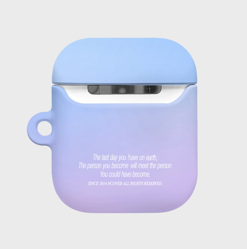 NCOVER（エンカバー）THREE MINERAL TEXT-BLUE(AirPods HARD)