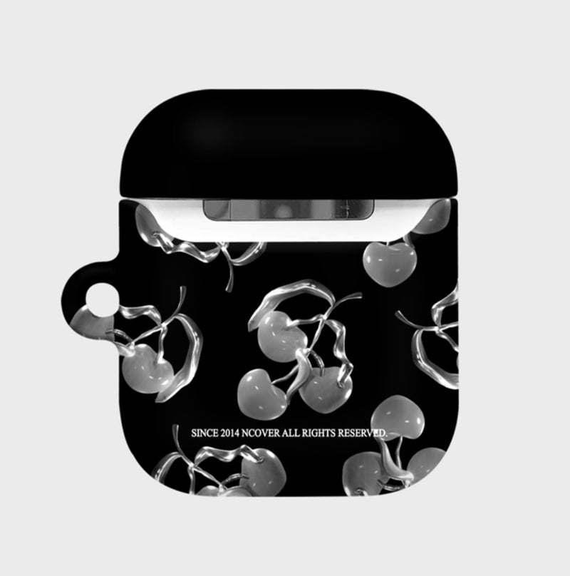 NCOVER（エンカバー）SILVER BERRY DOT-BLACK(AirPods HARD)