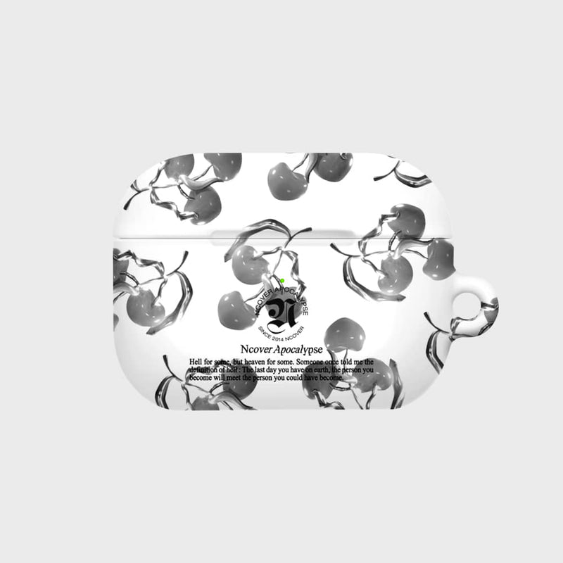 NCOVER（エンカバー）SILVER BERRY DOT-WHITE(AirPods PRO HARD)