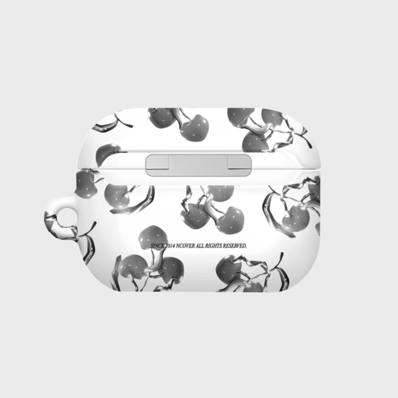 NCOVER（エンカバー）SILVER BERRY DOT-WHITE(AirPods PRO HARD)