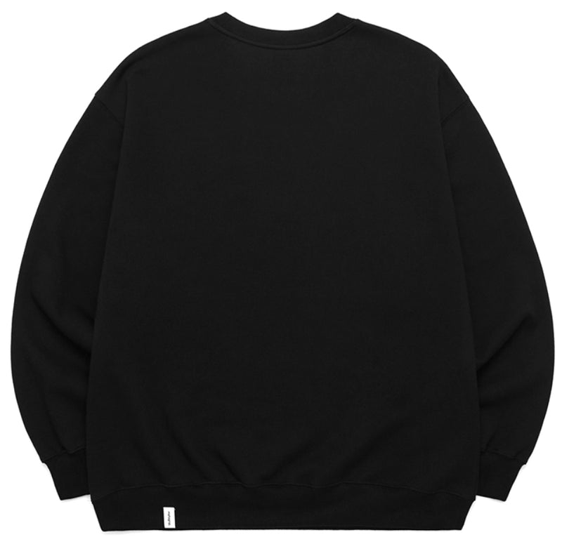 mahagrid (マハグリッド) SEA OTTER FAMILY SWEATSHIRT [BLACK]