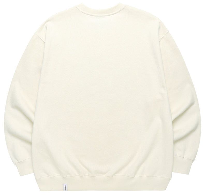 mahagrid (マハグリッド) SEA OTTER FAMILY SWEATSHIRT [CREAM]