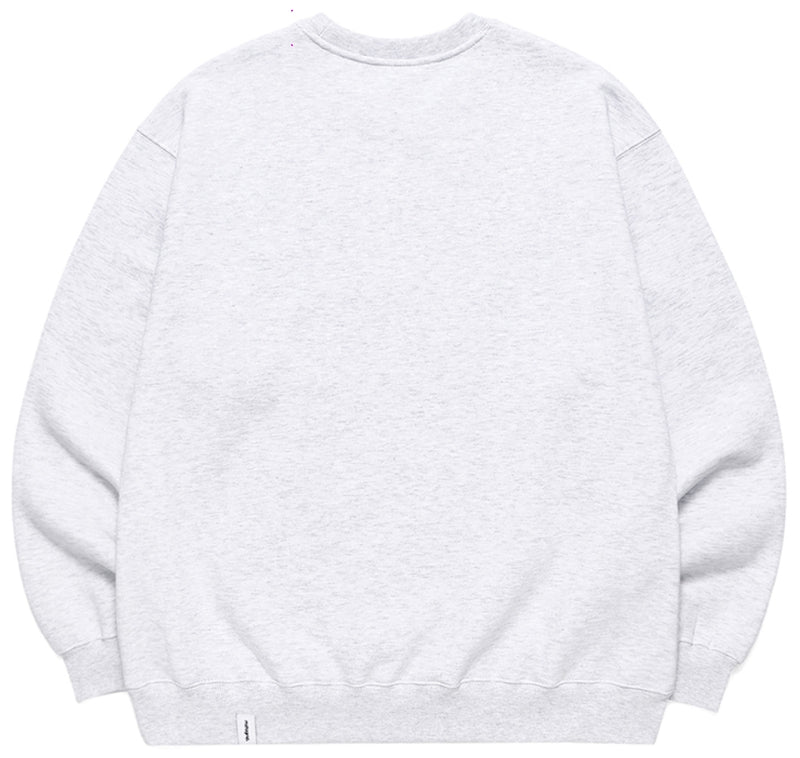 mahagrid (マハグリッド) SEA OTTER FAMILY SWEATSHIRT [LIGHT GREY]
