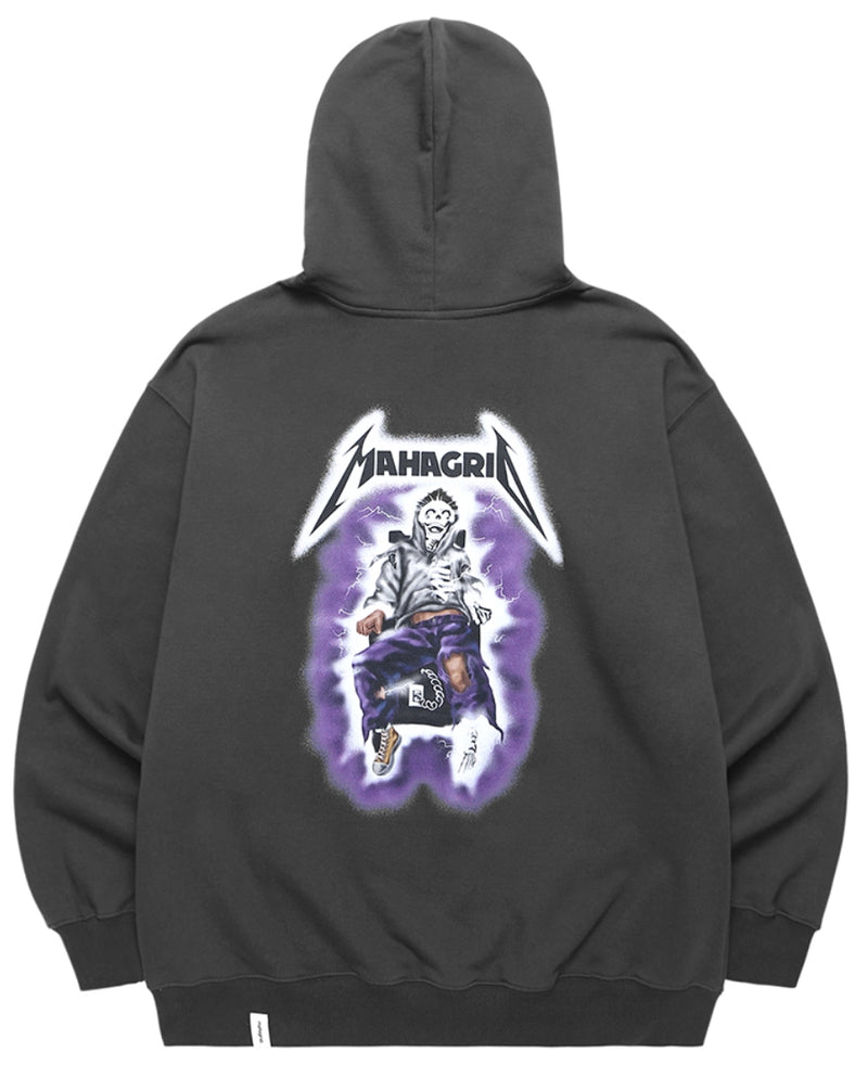 mahagrid (マハグリッド) THRILLER MAN HOODIE [CHARCOAL]