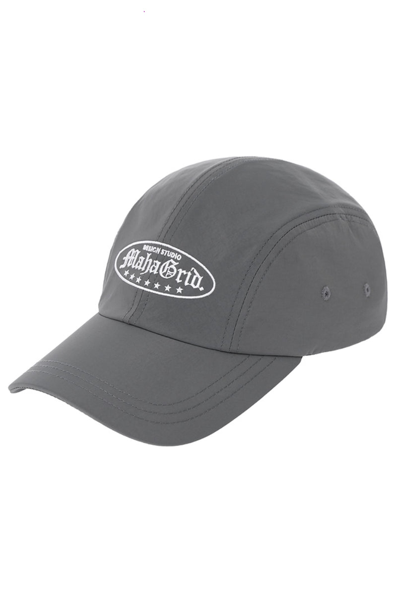 mahagrid (マハグリッド) GOTHIC OVAL LOGO CAP [CHARCOAL]