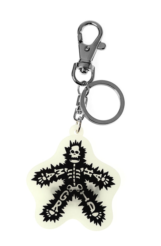 mahagrid (マハグリッド) SKELETON KEYRING [BLACK]
