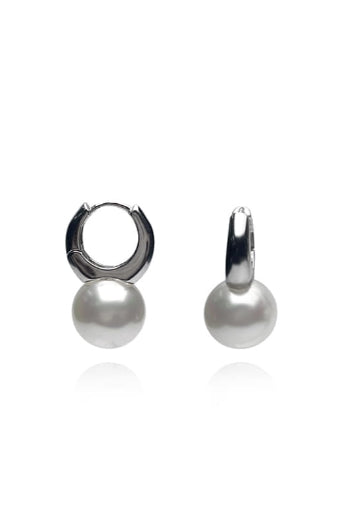 BLACKPURPLE (ブラックパープル) Pearl Shine One Touch Earrings
