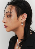 BLACKPURPLE (ブラックパープル) Pearl Shine One Touch Earrings