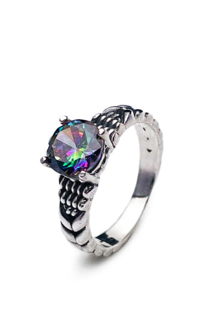 BLACKPURPLE (ブラックパープル) [silver925] Florence Cubic Silver Ring M