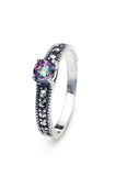BLACKPURPLE (ブラックパープル) [silver925] Florence Cubic Silver Ring S