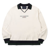 ROMANTIC CROWN(ロマンティック クラウン) PREPPY COLLAR KNIT_OATMEAL
