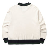 ROMANTIC CROWN(ロマンティック クラウン) PREPPY COLLAR KNIT_OATMEAL