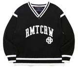 ROMANTIC CROWN(ロマンティック クラウン) RMTCRW V NECK KNIT_BLACK