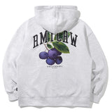ROMANTIC CROWN(ロマンティック クラウン) GARDENING BERRY HOOD ZIP UP_LIGHT GREY