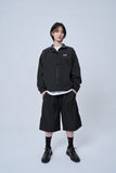 オーワイ(OY) CHECK LOGO REVERSIBLE JACKET-BLACK